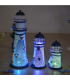 HD188 - Color Changing Openwork Ocean Lighthouse Lamp